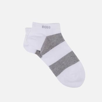 Hugo Boss | BOSS Bodywear 3-Pack Stretch Cotton-Blend Ankle Socks商品图片,
