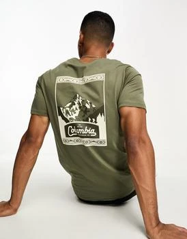 推荐Columbia CSC back print logo t-shirt in khaki商品