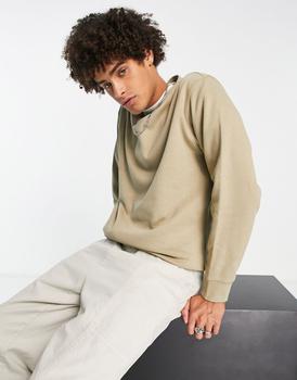 推荐Weekday standard sweatshirt in beige商品