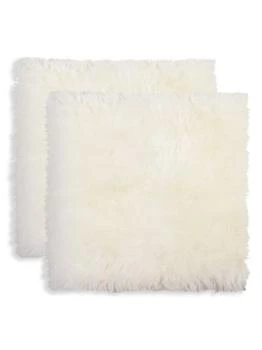 Natural | 2-Pack Sheepskin Seat Cover Set,商家Saks OFF 5TH,价格¥487