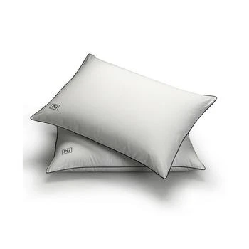 推荐White Goose Down Soft Density Stomach Sleeper Pillow with 100% Certified RDS Down, and Removable Pillow Protector - Set of 2商品