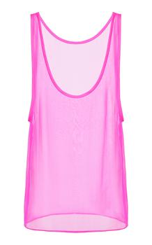 商品Valentino - Women's Silk Chiffon Tank Top - Pink - IT 36 - Moda Operandi图片