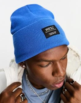 推荐WESC beanie in blue商品