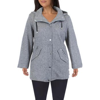 推荐INTL d.e.t.a.i.l.s Womens Plus Warm Hooded Walker Coat商品