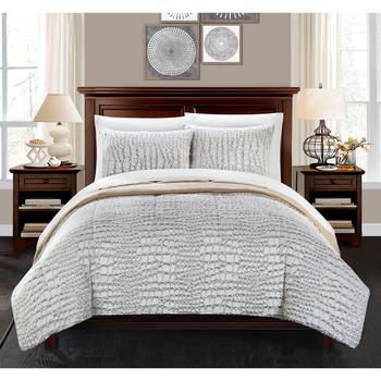商品Chic Home Design | Alligator 3 Piece Comforter Set,商家Lord & Taylor,价格¥695图片