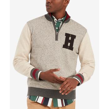 商品Tommy Hilfiger | Men's Varsity Quarter-Zip Sweater,商家Macy's,价格¥362图片