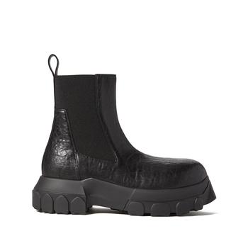 rick owens tractor, Rick Owens | Bubble Leather Beatle Bozo Tractor Boot商品图片 