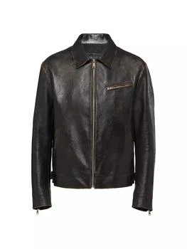 Prada | Leather Jacket,商家Saks Fifth Avenue,价格¥49508