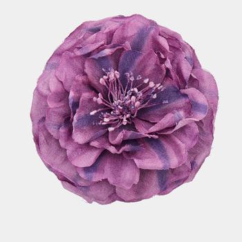 商品[二手商品] Gucci | Gucci Purple Silk Floral Pin Brooch,商家The Luxury Closet,价格¥1833图片