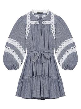 maje正品, Maje | Ritchy Gingham Mini Dress商品图片 5折
