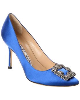 Manolo Blahnik直邮, Manolo Blahnik | Manolo Blahnik Hangisi 90 Satin Pump, 41商品图片 8.5折