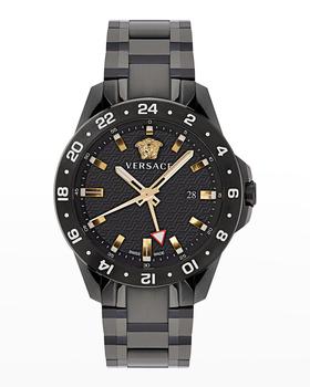 推荐Men's Sport Tech IP Black Stainless Steel Bracelet Watch商品