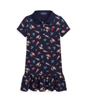 Ralph Lauren | Polo Bear Cotton Mesh Polo Dress (Toddler/Little Kids),商家Zappos,价格¥357