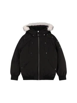 Moose Knuckles | Poly Blend Down Bomber Jacket W/ Fur,商家LUISAVIAROMA,价格¥2900