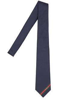 商品7cm Gg Logo Silk Tie,商家LUISAVIAROMA,价格¥1606图片