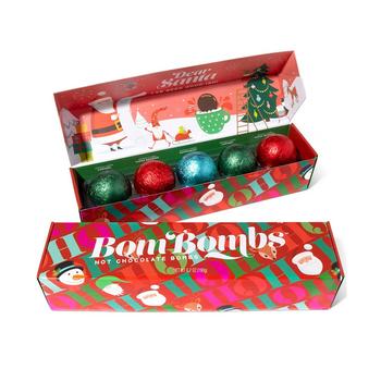 商品Thoughtfully | Bombombs Holiday Themed Hot Chocolate Bombs Gift Set, Set of 5,商家Macy's,价格¥148图片