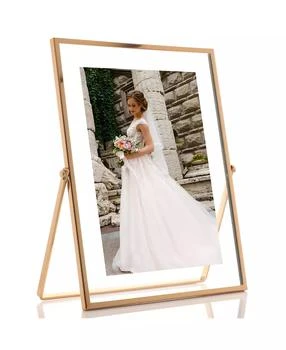 Lawrence Frames | Metal Easel Float Picture Frame, 5" x 7",商家Macy's,价格¥155