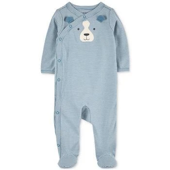 推荐Baby Boys Dog Side-Snap Sleep & Play Footed Pajamas商品