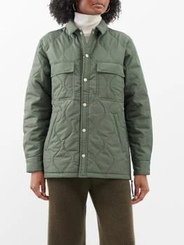 推荐Flap-pocket quilted-ripstop down jacket商品