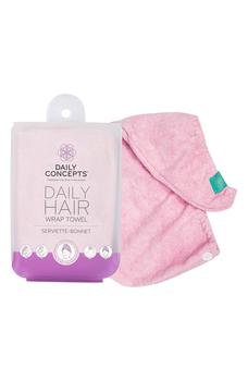 商品DAILY CONCEPTS | Daily Hair Towel Wrap - Pink,商家Nordstrom Rack,价格¥133图片