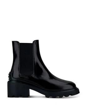 Tod's | Women's Pull On Lug Sole Chelsea Boots 