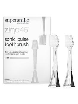 商品Supersmile | Zina45™ Sonic Pulse 2-Piece Replacement Toothbrush Head Set,商家Saks Fifth Avenue,价格¥223图片