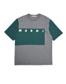 Marni | Marni Kids Logo Printed Crewneck T-Shirt商品图片,6.2折