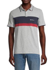 product Heathered Striped Polo image