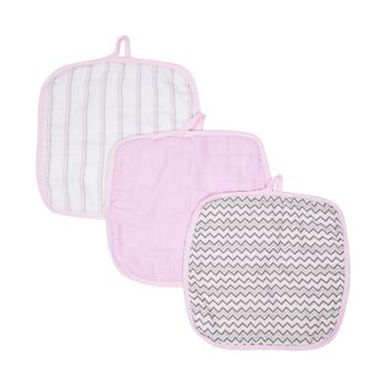 商品Miracle Baby | Boys and Girls Muslin Washcloths - Pack of 3,商家Macy's,价格¥130图片