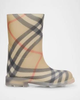 Burberry | Kid's Marsh Check Rain Boots, Toddler/Kid,商家Neiman Marcus,价格¥2831