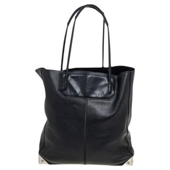 alexander wang包, [二手商品] Alexander Wang | Alexander Wang Black Soft Leather Prisma Tote商品图片 2.5折
