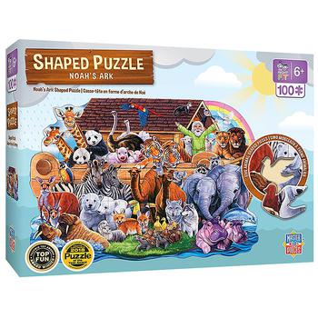 商品Masterpieces Puzzles | Noah's Ark Shaped 100 Piece Puzzle,商家Walgreens,价格¥134图片