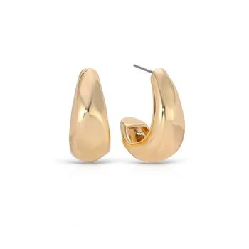 Ettika Jewelry | True Golden 18K Gold-Plated Hoop Earrings,商家Macy's,价格¥335