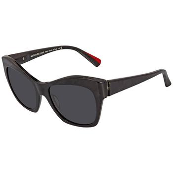 推荐Alain Mikli Dark Grey Cat Eye Sunglasses A05043 001/8754商品