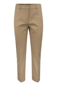 Weekend Max Mara | WEEKEND MAX MARA VITE - Cotton twill trousers商品图片,5.1折