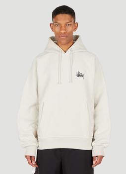 STUSSY | Basic Logo Hooded Sweatshirt in White商品图片,