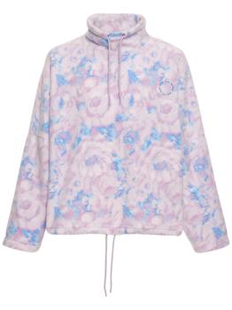 Martine Rose | Floral Print High Collar Fleece Jacket商品图片,7折
