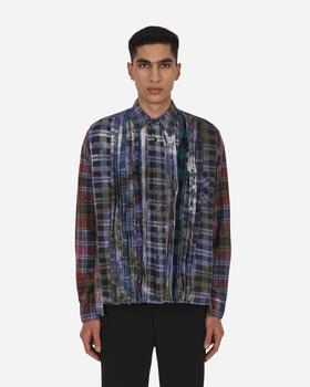 needle, Needles | Tie-Dye Ribbon Wide Flannel Shirt Multicolor商品图片 额外8.6折, 额外八六折