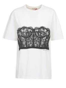 推荐Alexander McQueen 女士衬衫 689062QZAFC0909 白色商品