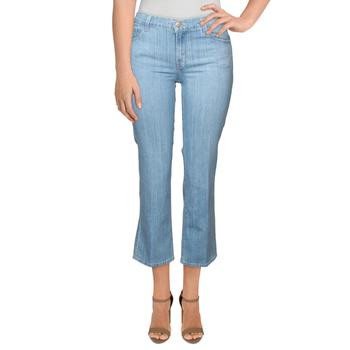 J Brand | J Brand Womens Selena Mid-Rise Flare Cropped Jeans商品图片,0.7折×额外9折, 独家减免邮费, 额外九折