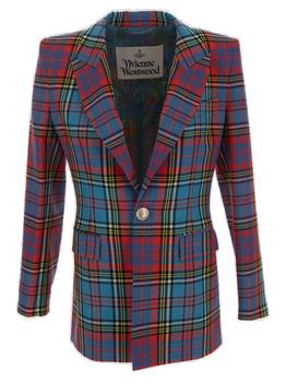 Vivienne Westwood | Vivienne Westwood Checked Single-Breasted Blazer商品图片,5.3折, 独家减免邮费