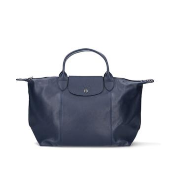 longchamp tote是什么牌子, Longchamp | Longchamp Le Pliage Cuir Medium Tote Bag商品图片 8.6折