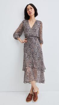 VERONICA BEARD是什么牌子, VERONICA BEARD | Veronica Beard Quinlan Dress Marine商品图片 