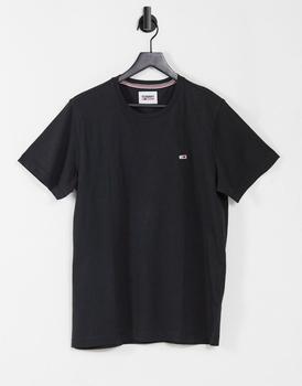 Tommy Hilfiger | Tommy Jeans flag logo t-shirt in black商品图片,