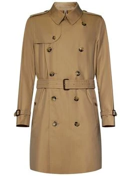Burberry | BURBERRY Slim-fit trench coat,商家Baltini,价格¥13780