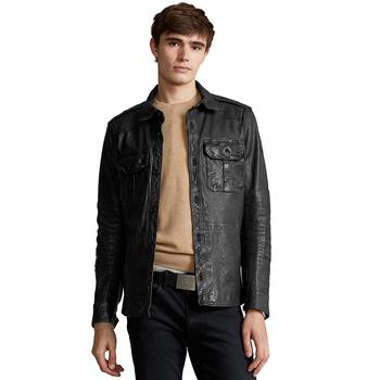 商品Ralph Lauren | Men's Leather Shirt Jacket,商家Macy's,价格¥2141图片
