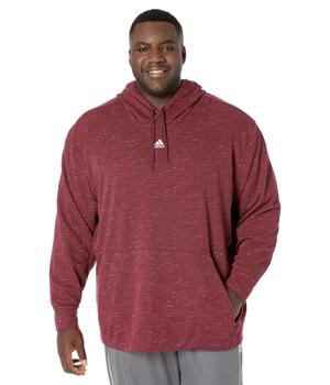 阿迪达斯卫衣, Adidas | Big & Tall Essentials Mélange Hoodie商品图片 5.7折