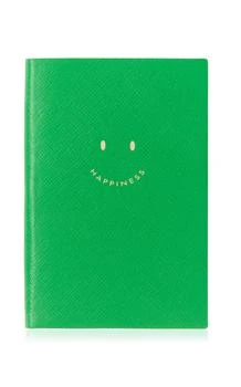SMYTHSON | Smythson - Happiness Leather Notebook - Green - Moda Operandi,商家Fashion US,价格¥1216