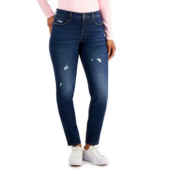 推荐Petite Curvy-Fit Skinny Jeans, Created for Macy's商品
