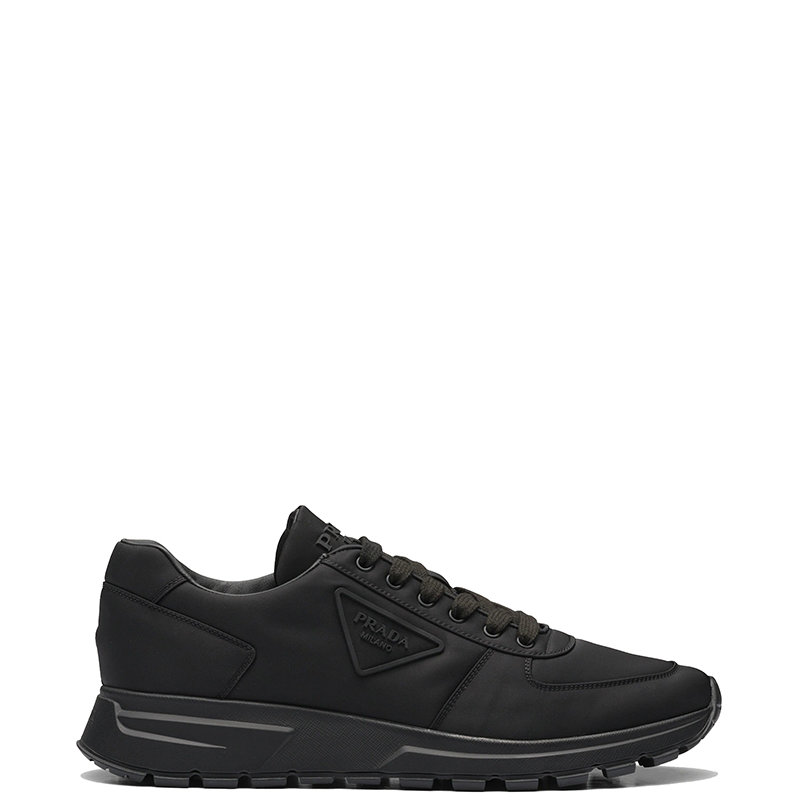 Prada | 【预售3-7天】PRADA/普拉达 22年春夏新款 PRAX 01系列 男士黑色再生尼龙华达呢材质系带运动鞋4E3576_3LFV_F0002商品图片,7.9折, 包邮包税